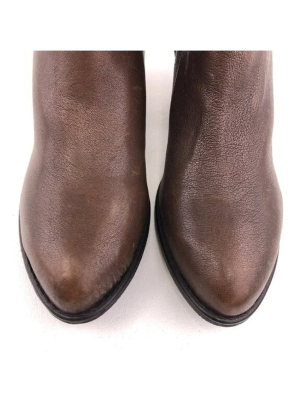 Musse & Cloud Ashila Brown Leather Ankle Boots 7